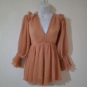 Alice McCall Peach Midi Dress